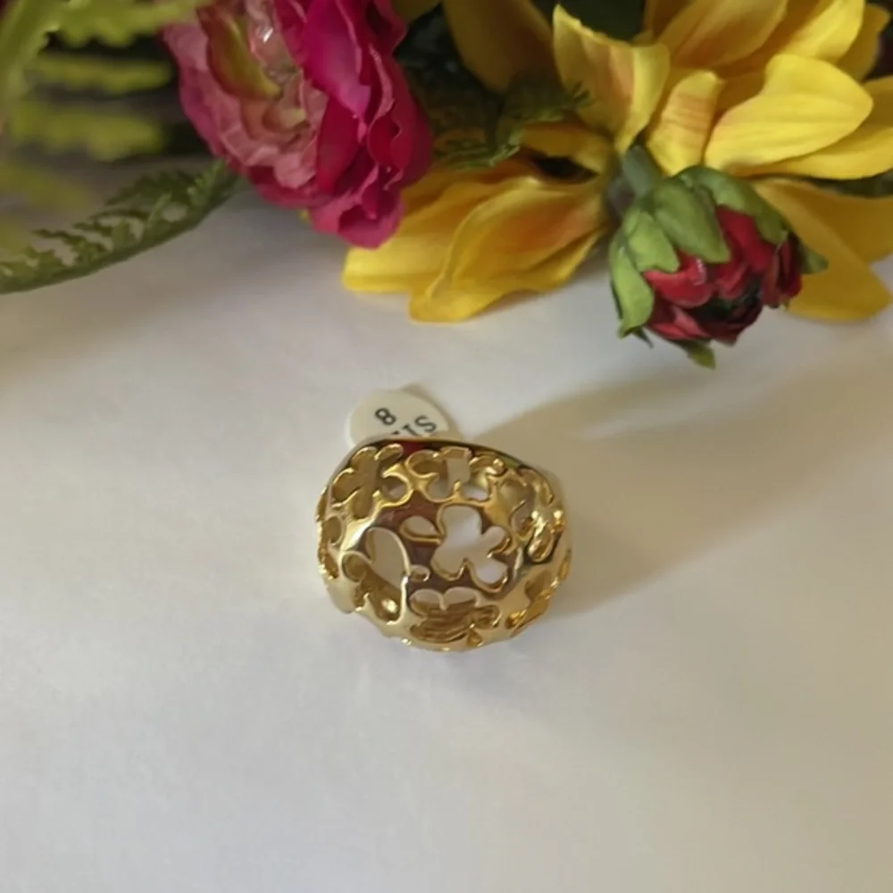 Stainless steel‎ beautiful woman ring size 8